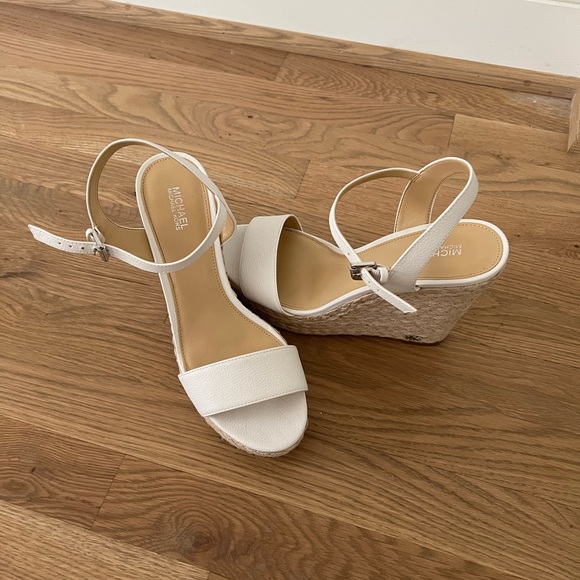 Michael Kors White Wedge heel sandals - Picture 10 of 12